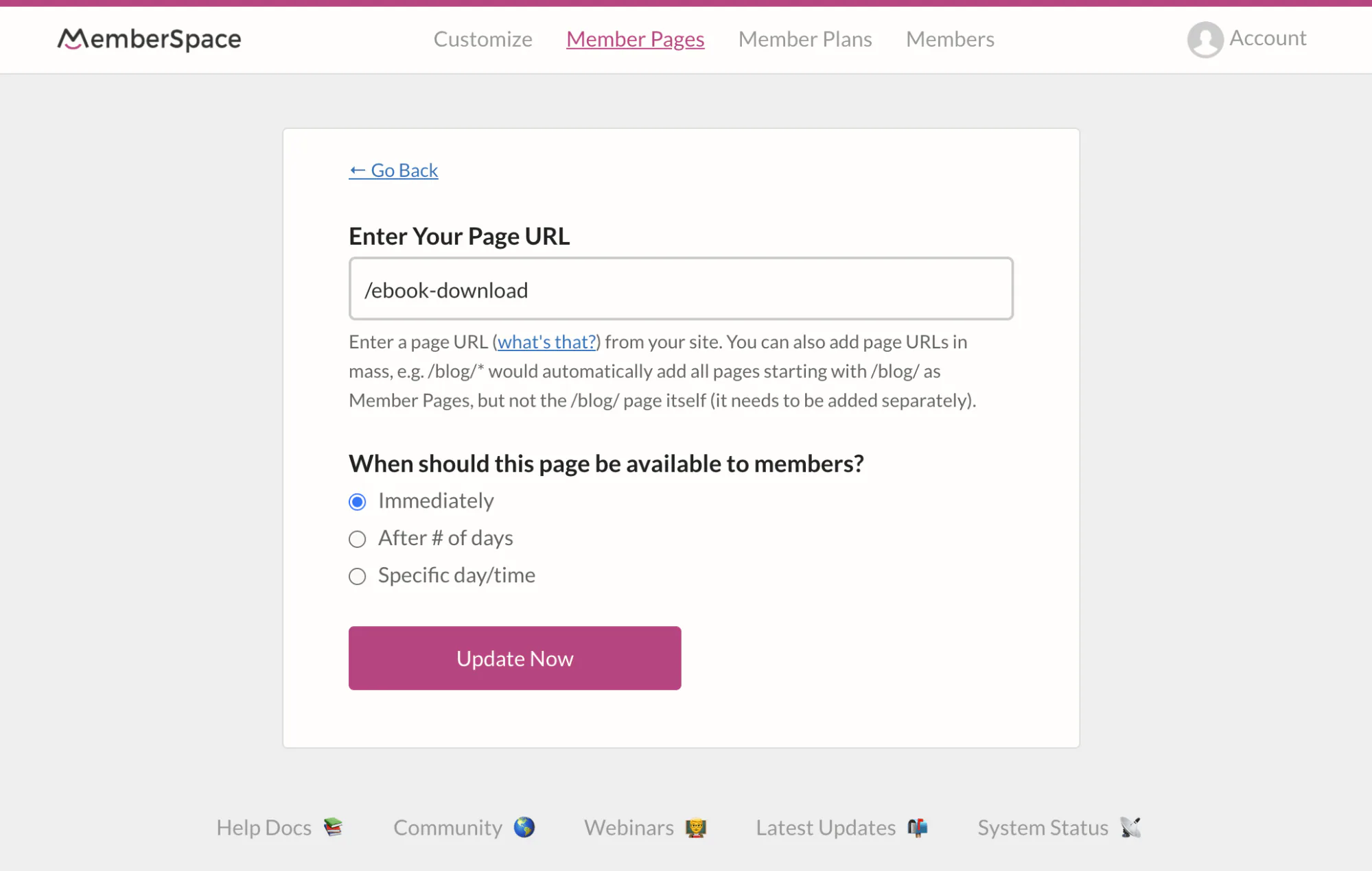 Protecting Member Pages URLs