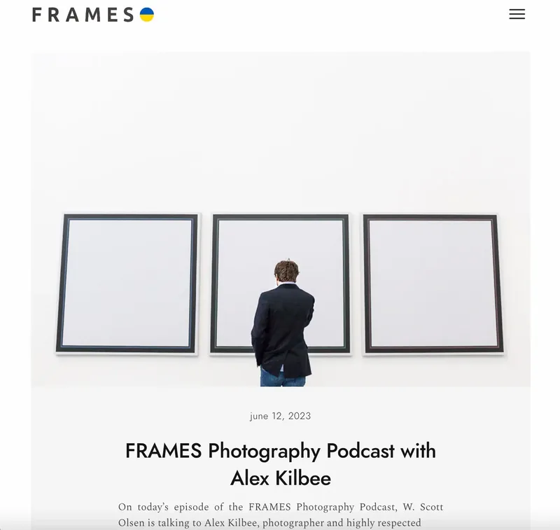 FRAMES Magazine, a paid newsletter and members-only website built with MemberSpace