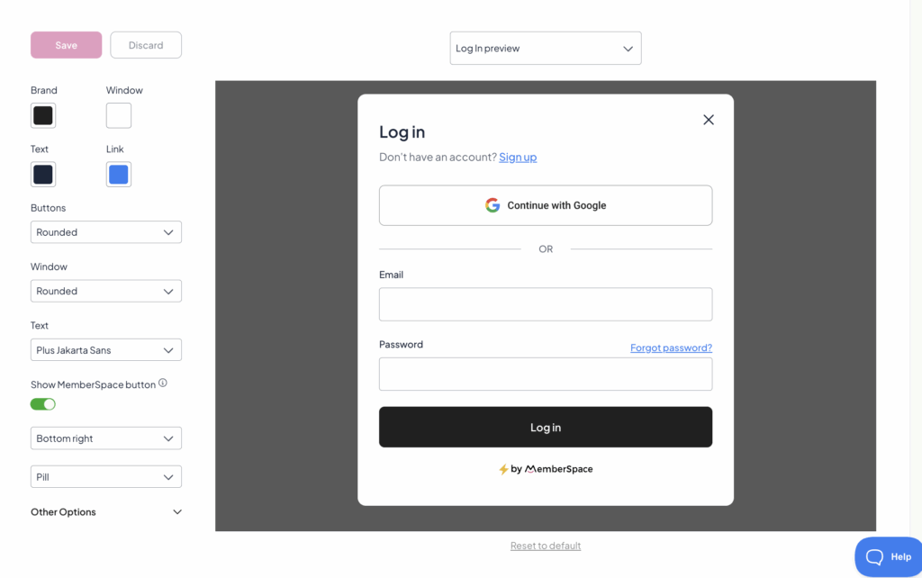 Edit squarespace membership