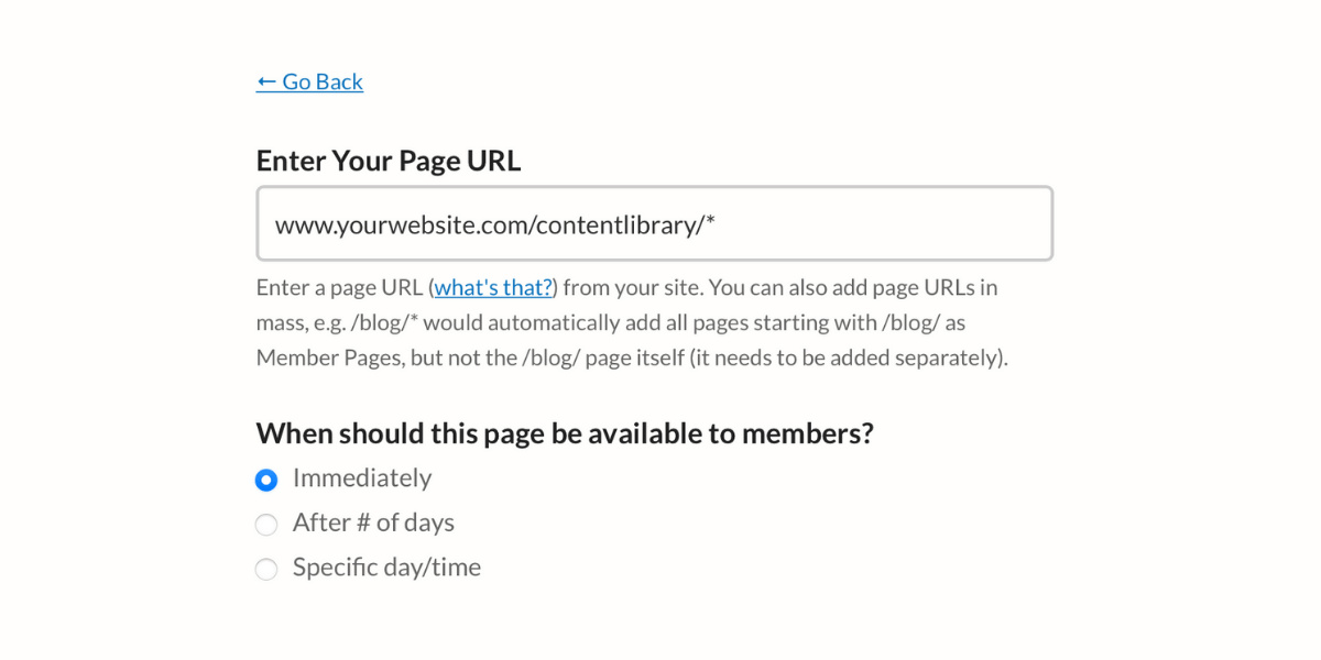 Protect your Content Library Member Pages