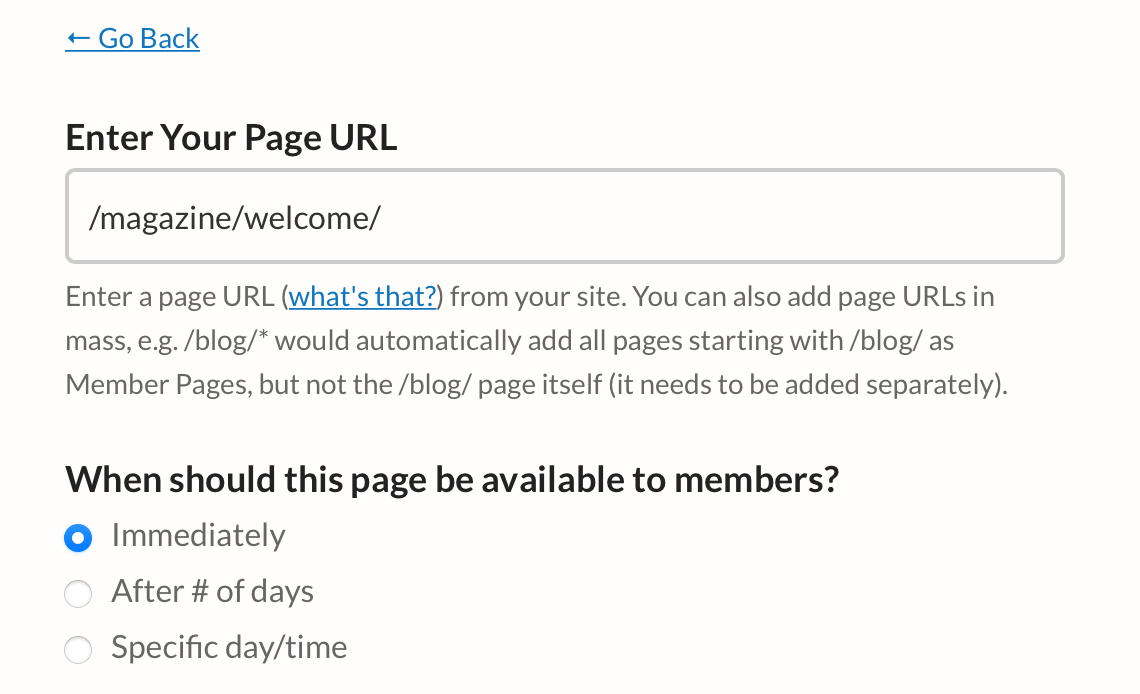 MemberSpace Protects Member Pages by URL