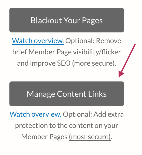 Managing Content Links