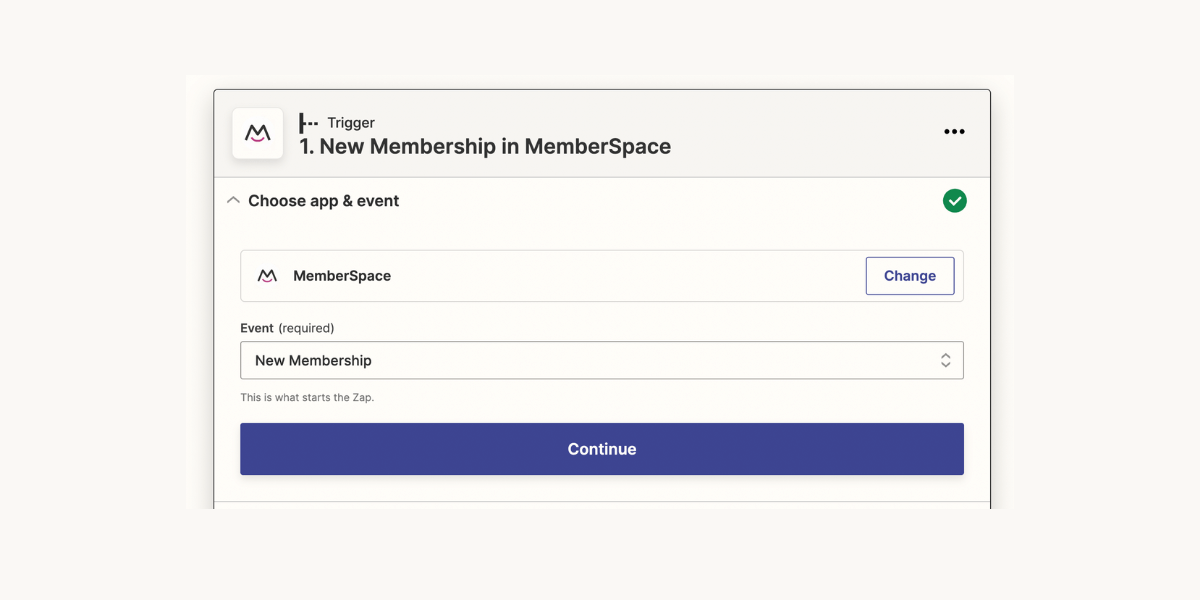 New Membership in MemberSpace