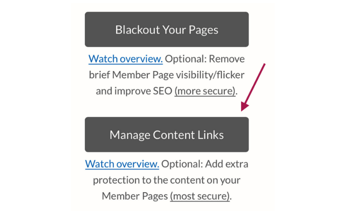 Create and manage Content Links for digital products