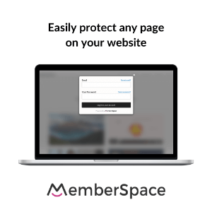Protect any page on your website with MemberSpace