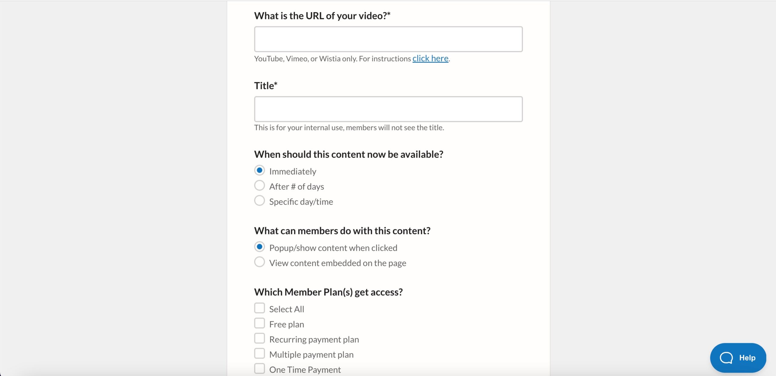 Use Content Links to add extra protection to your member onboarding videos