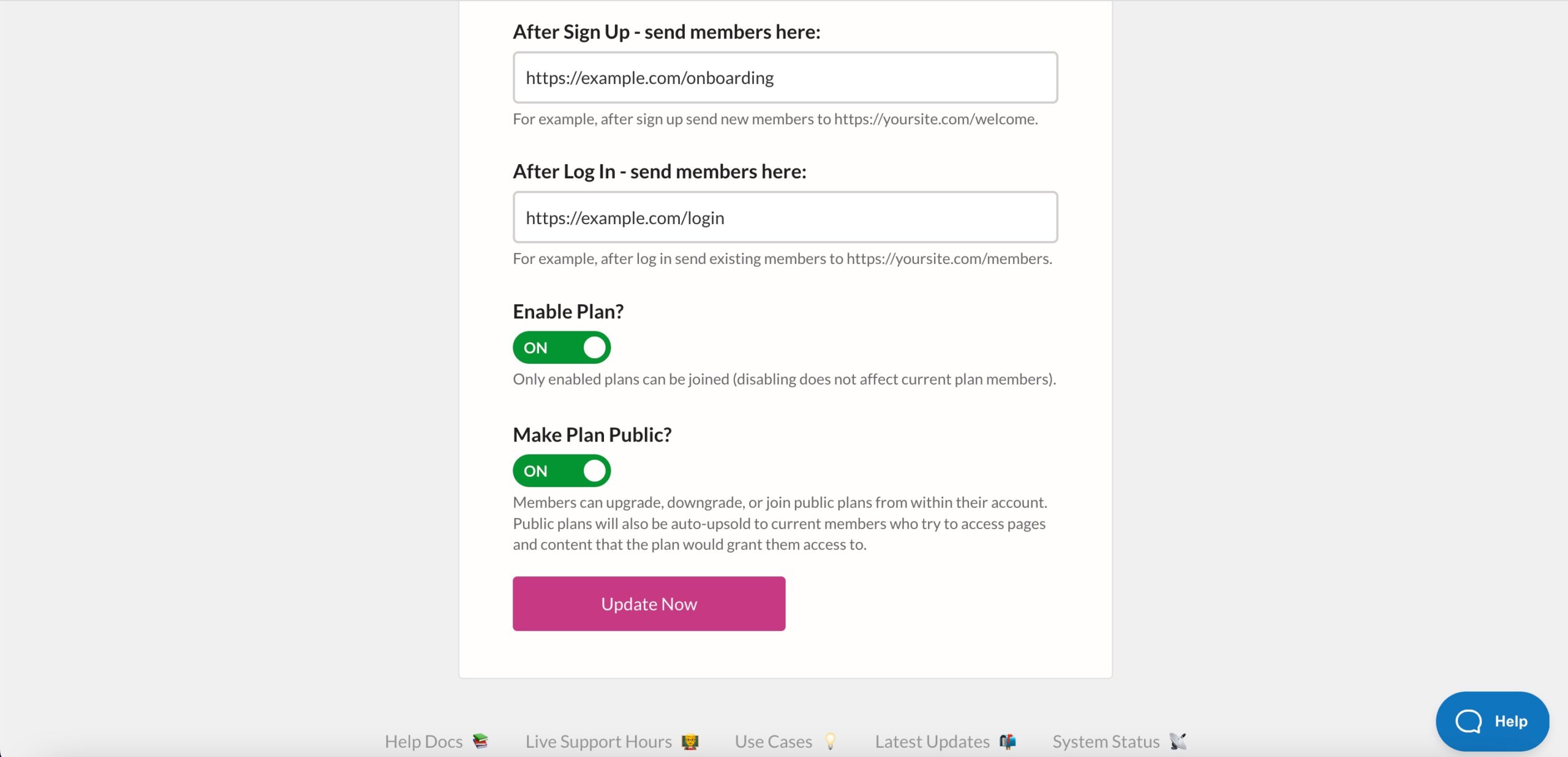 Automatically send new members to the onboarding process page