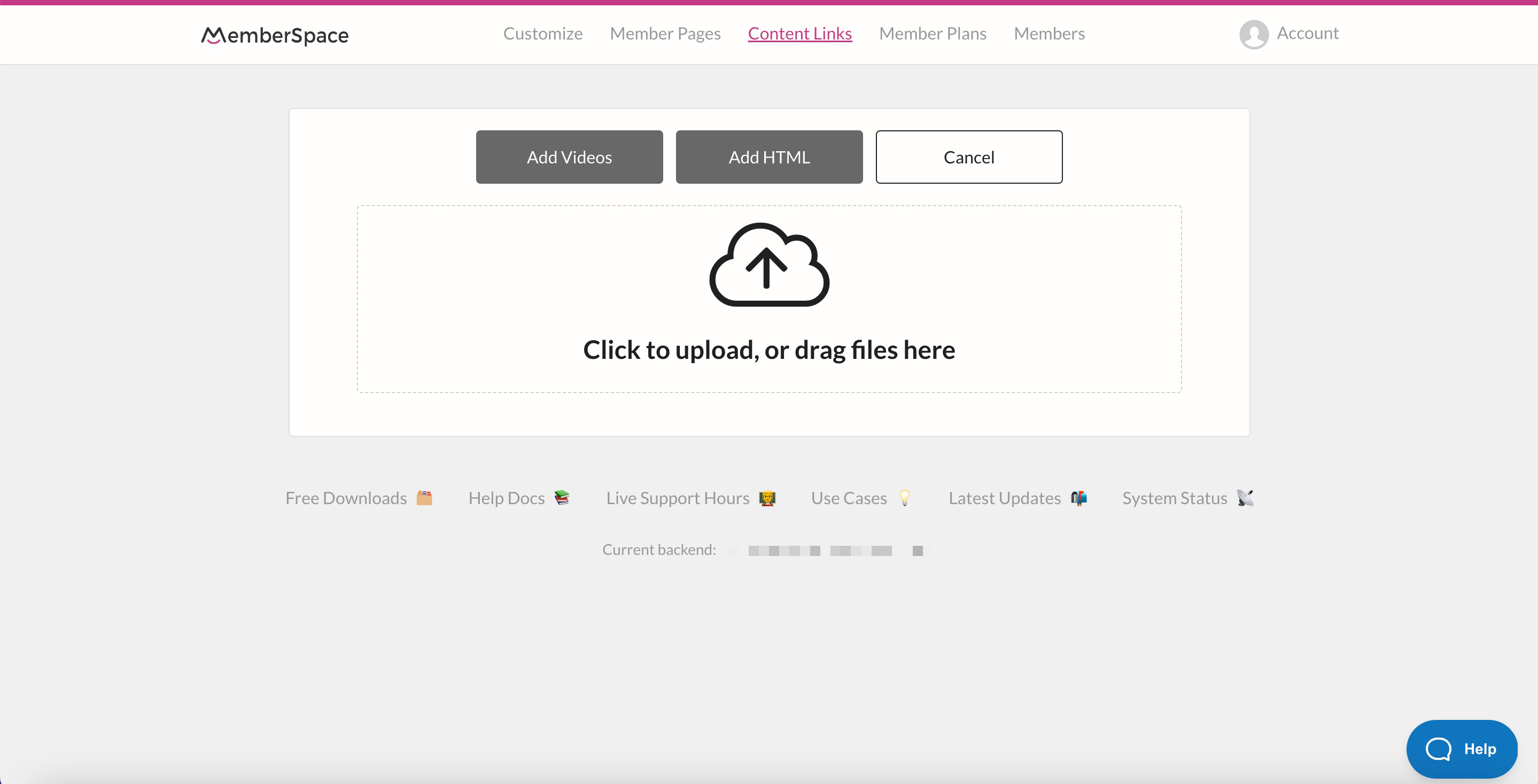 Drag and drop in-person event files onto the screen to protect them