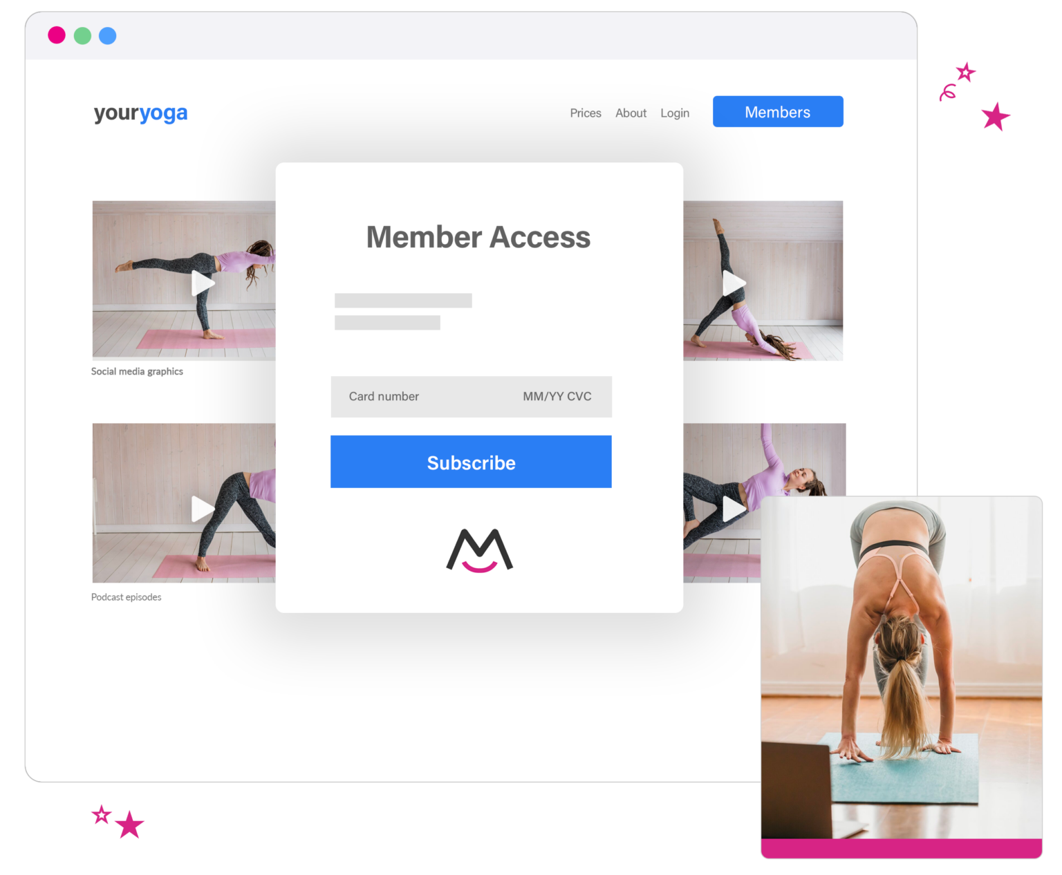 Create a Yoga Membership Site