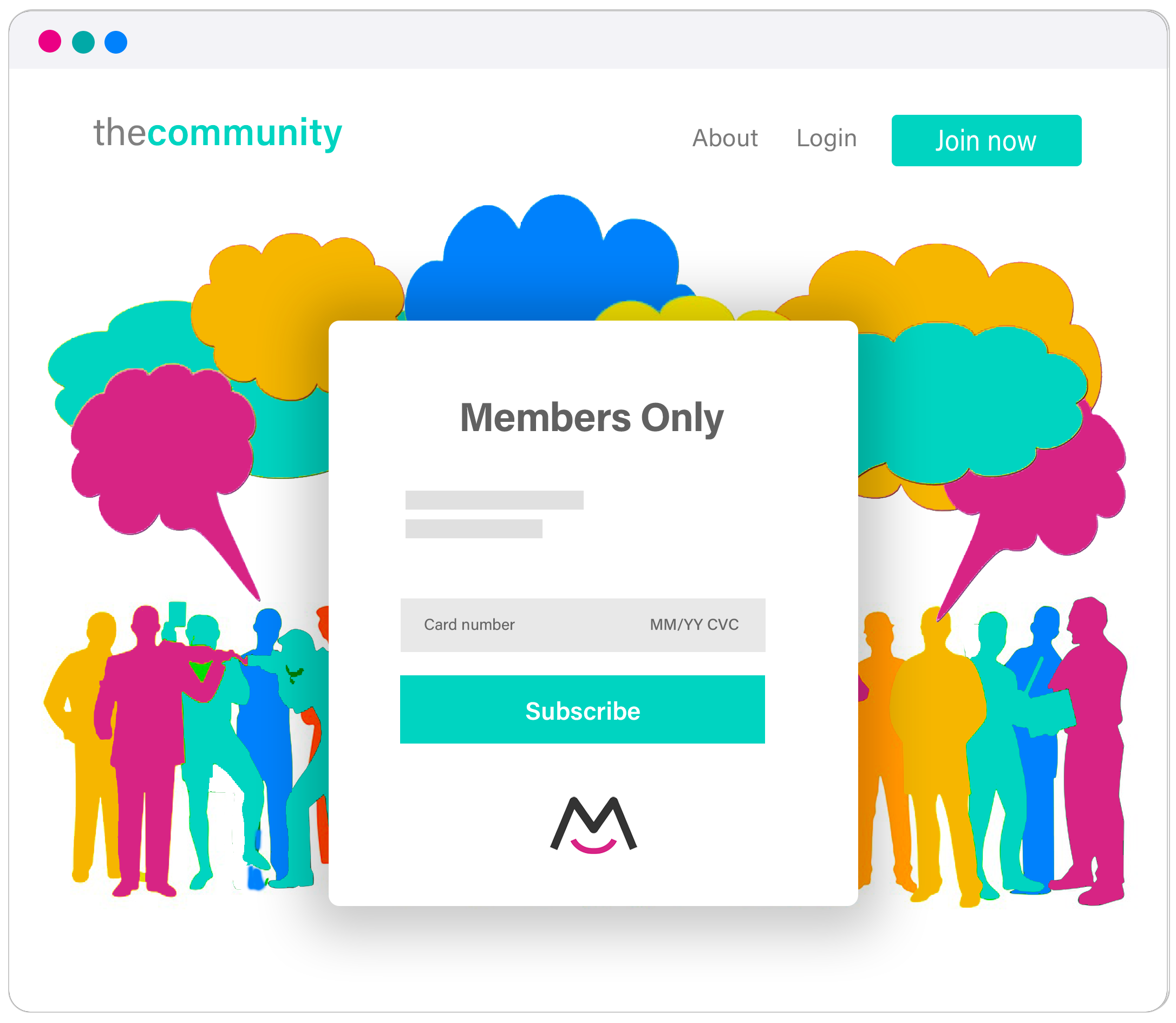 community membership site and platform