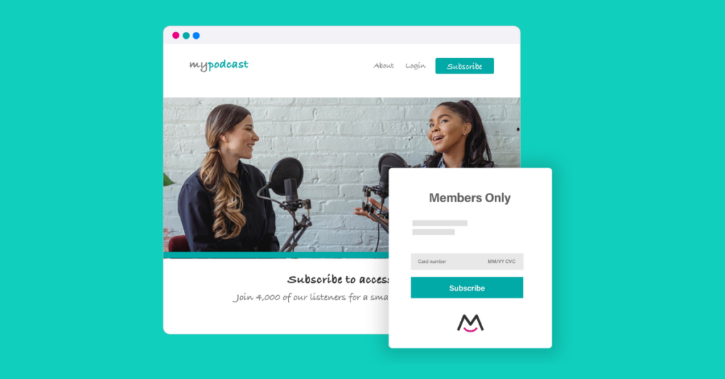 How to monetize a podcast with memberspace