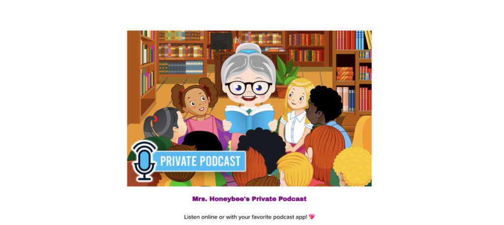 Sell podcast episodes Mrs. Honeybees