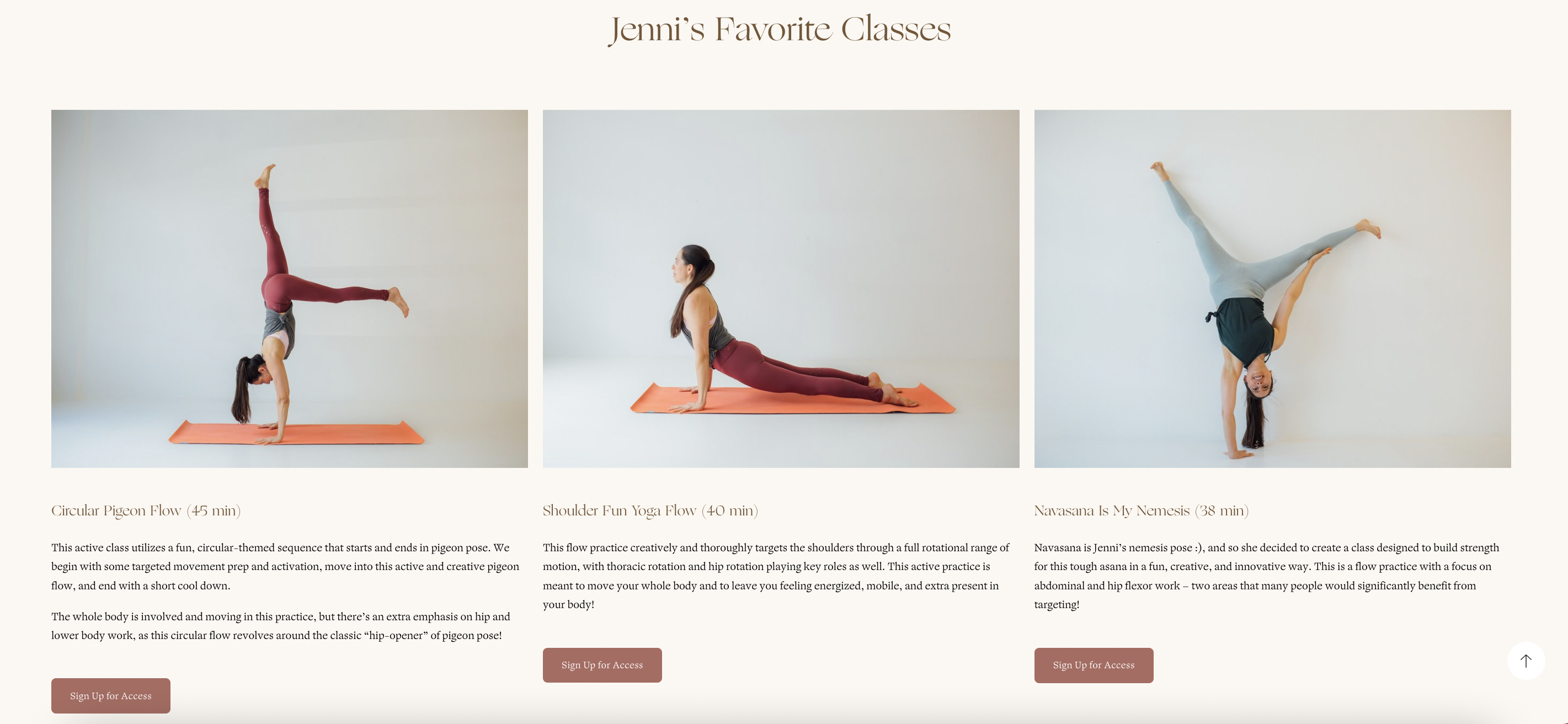 Yoga class library preview