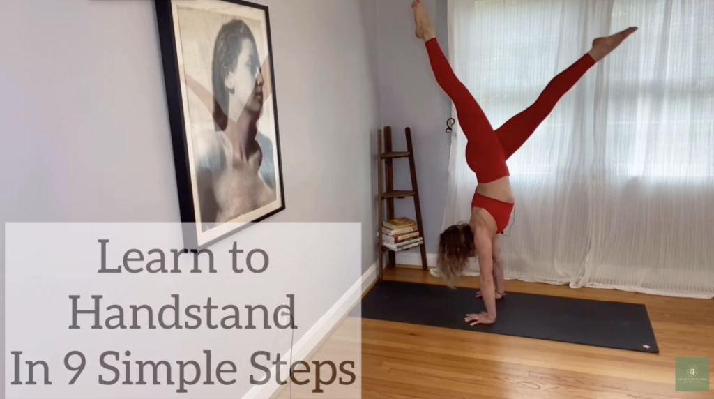 Yoga handstand tutorial