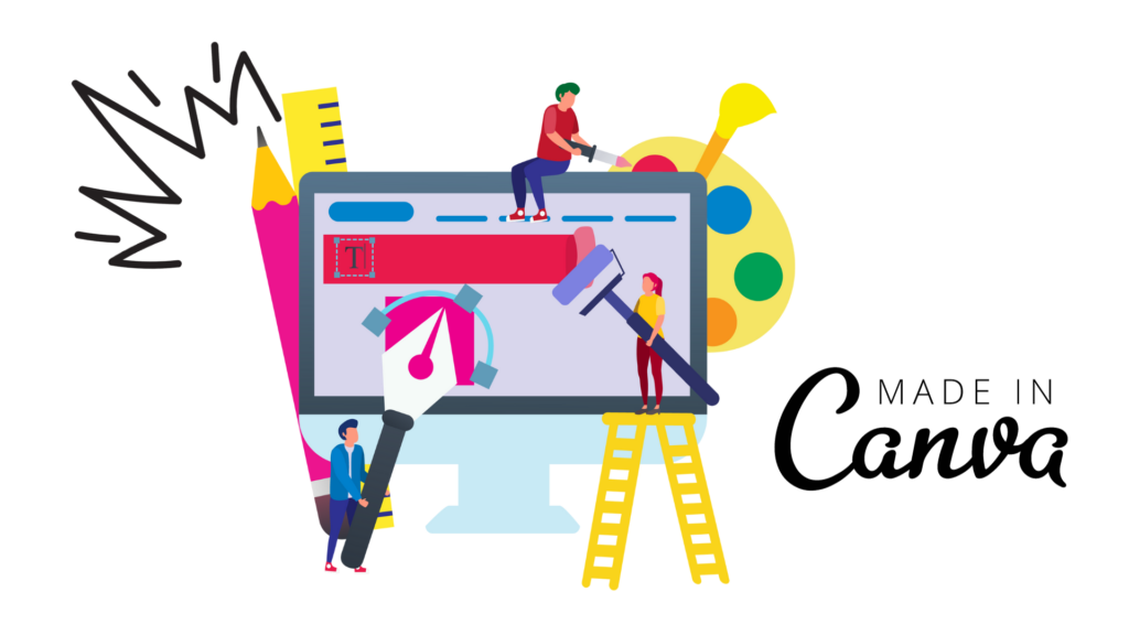 Canva is a good tool for creating an online course