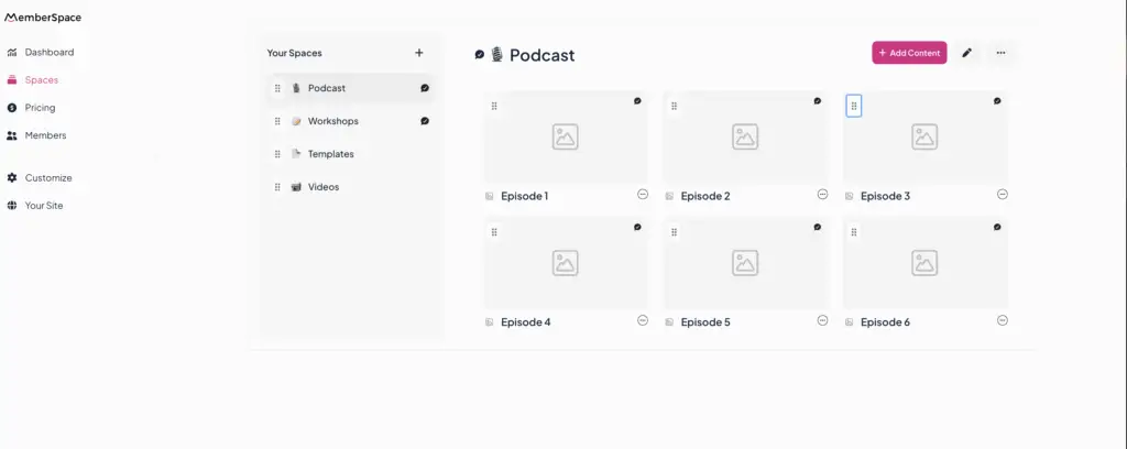 squarespace podcast example