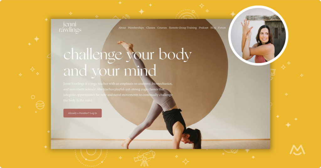 Jenni Rawlings yoga membership business success story