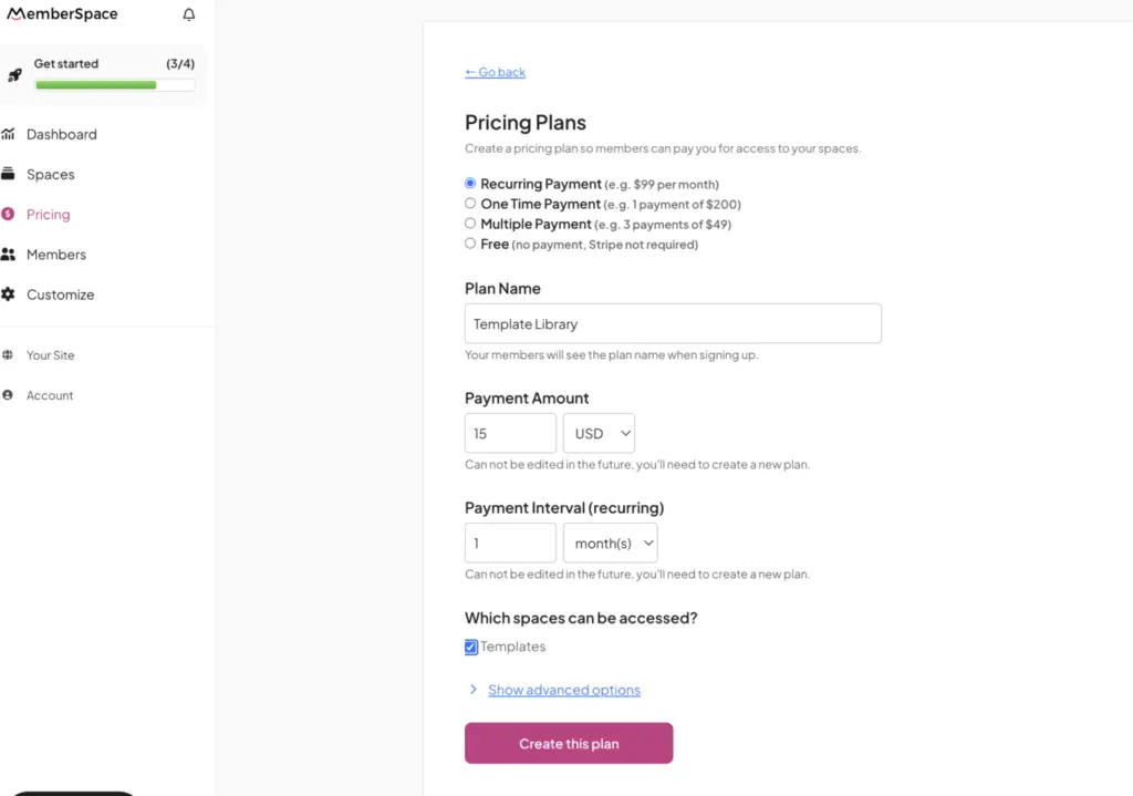 pricing canva templates