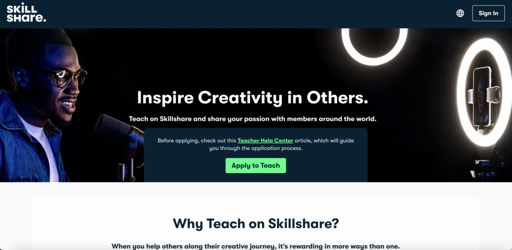 Skillshare best online course platforms