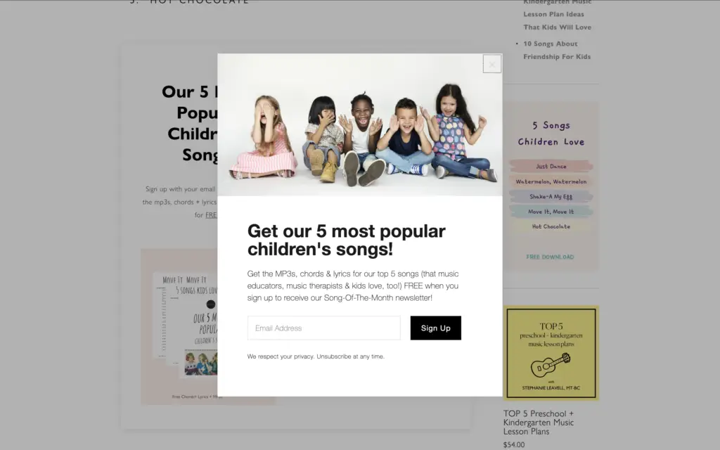 Audio Files lead magnet