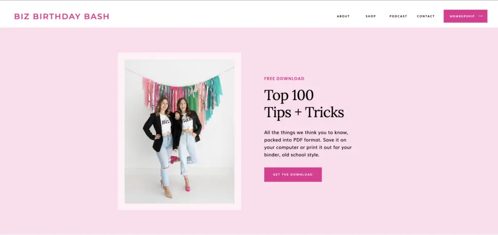 Top tips lead magnet