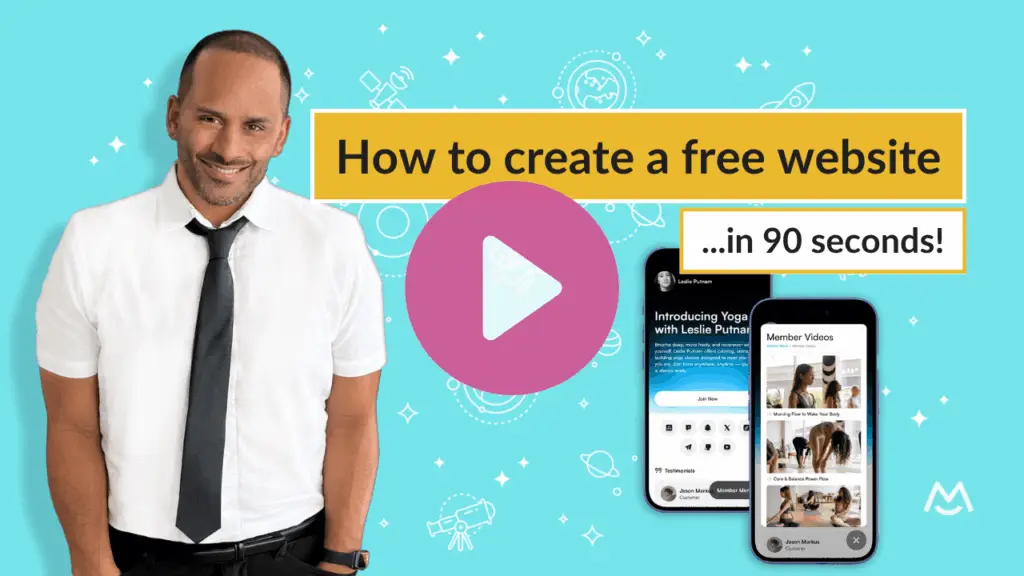 create a free website in 90 seconds