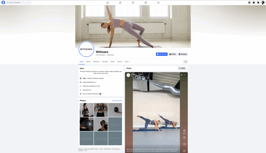 withsara facebook page monetization