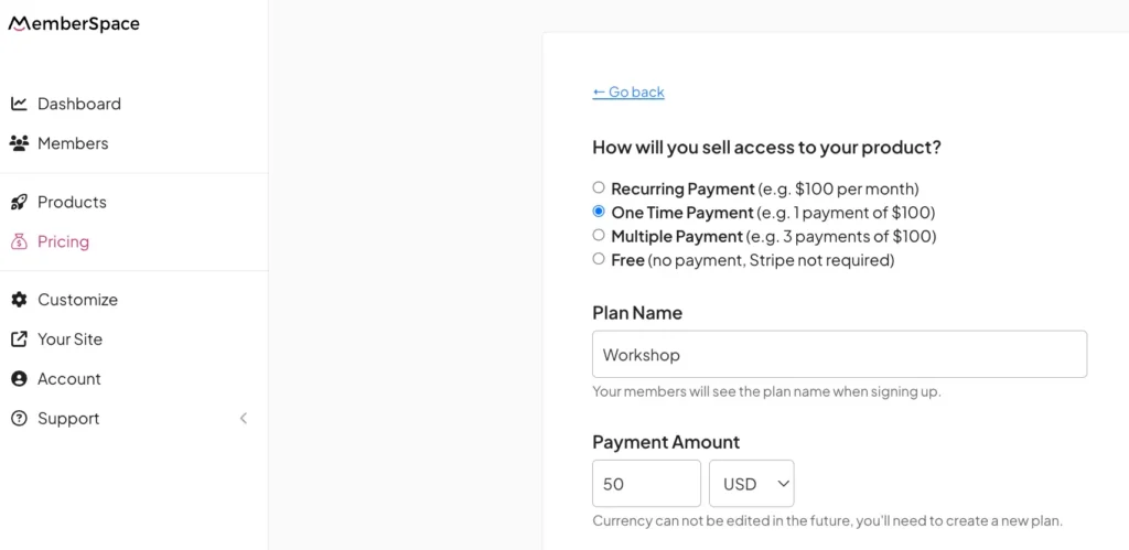 squarespace payments pricing