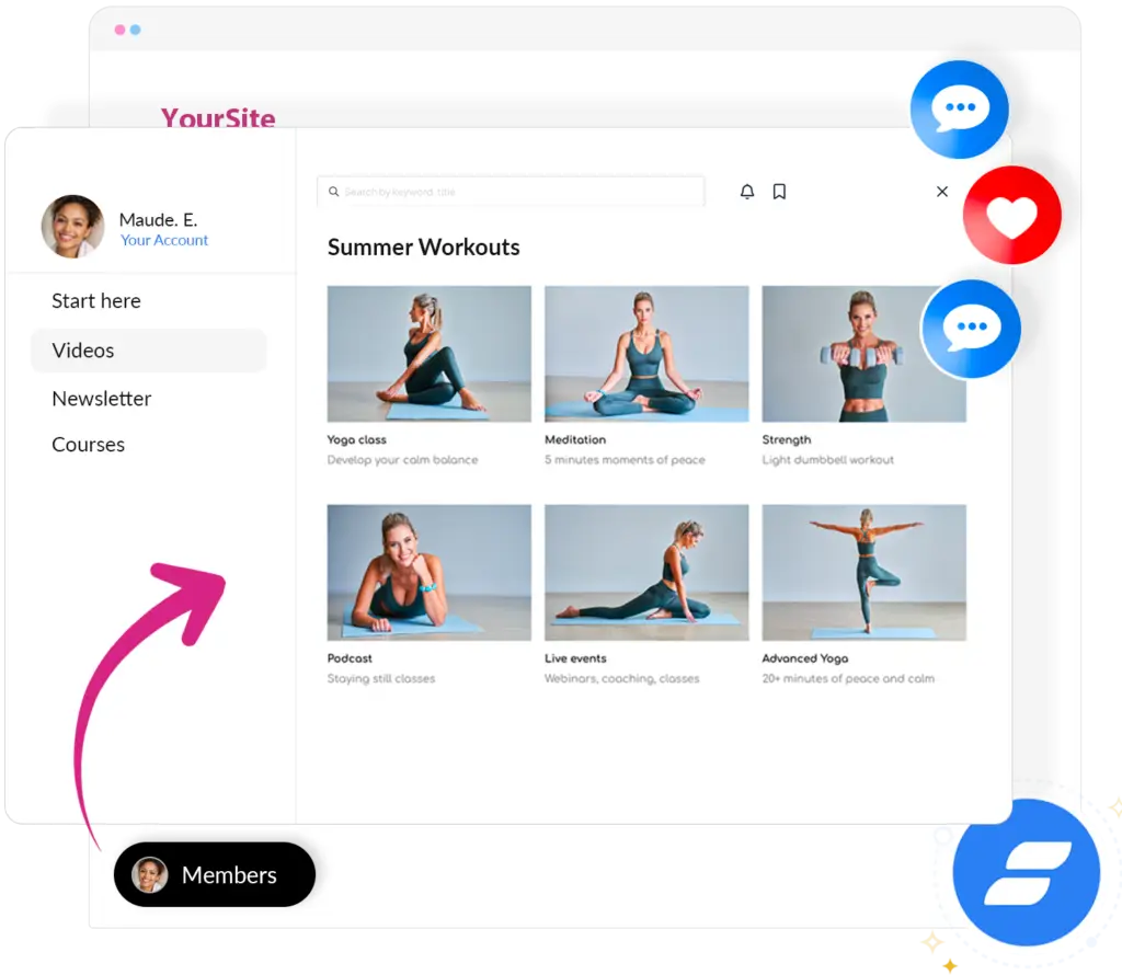 Showit Membership Software plugin