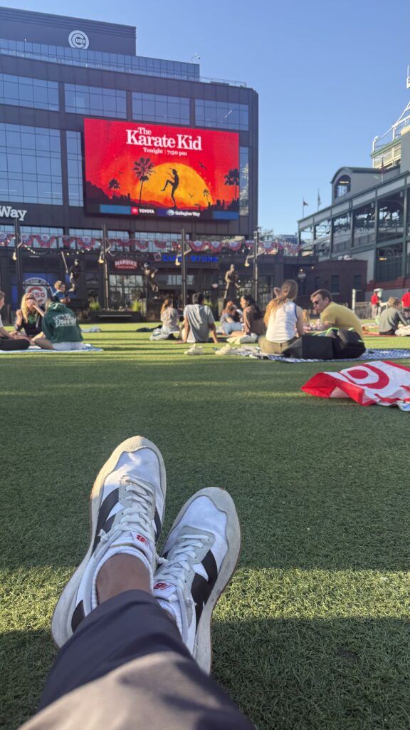 outdoor movie with niche community