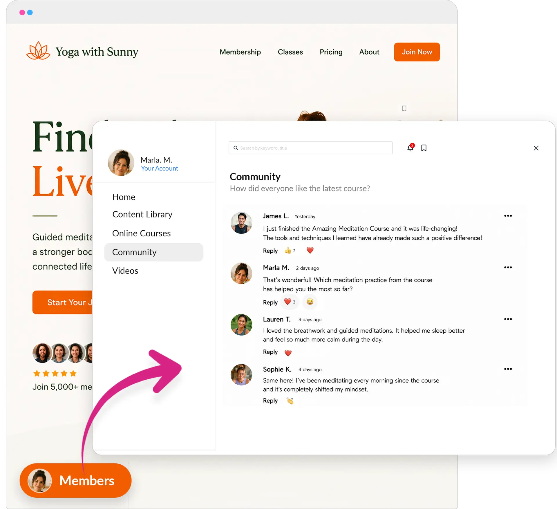 Add community and groups to your Add online courses to your membership site