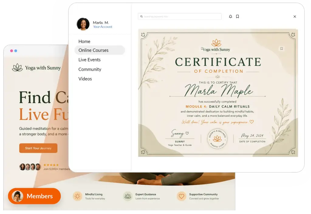 online course certification software