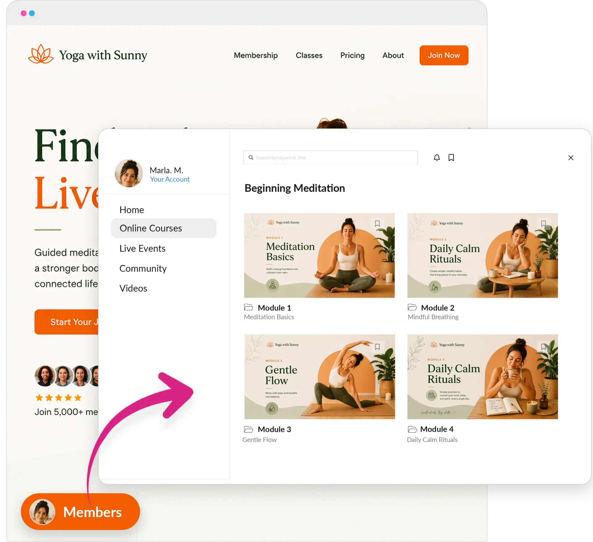online course software hero image