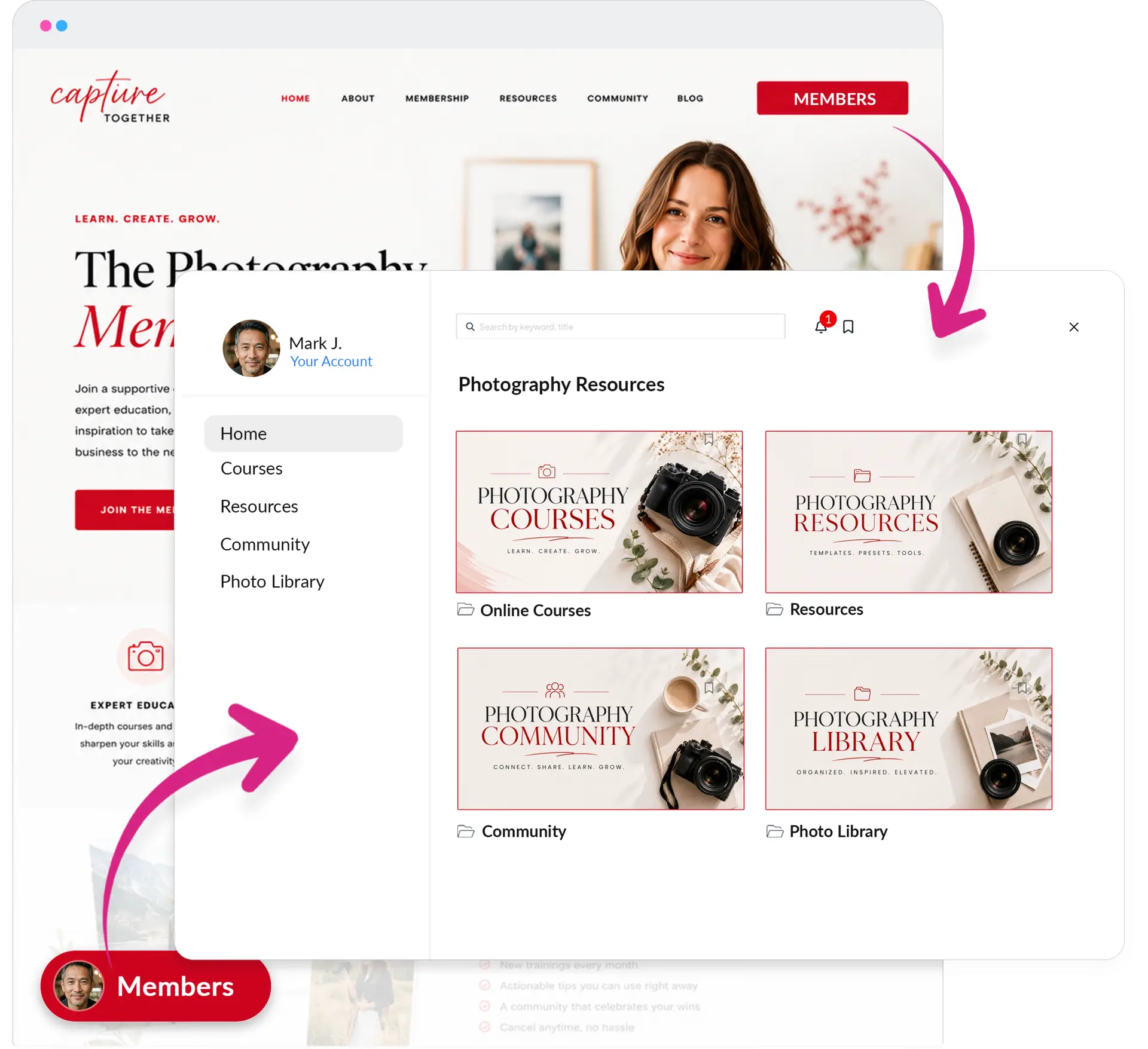 Squarespace membership plugin