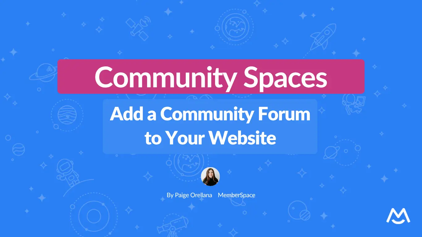 Add a community forum to your membership website