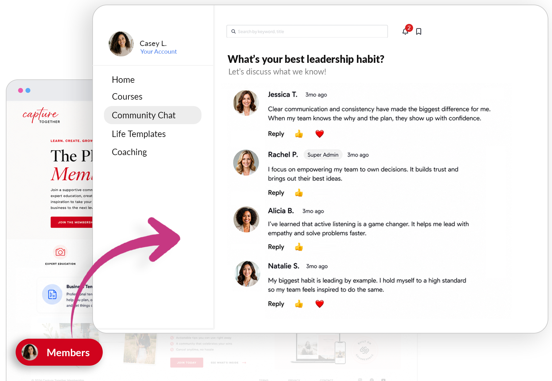 Community Forum Plugin for Squarespace